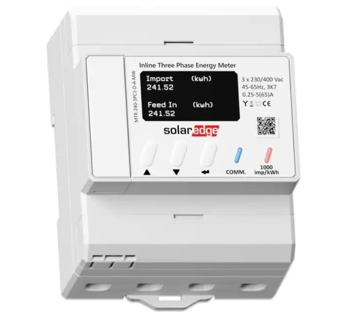 Smart Meter im Zählerschrank zur Messung von Einspeisung und Bezug